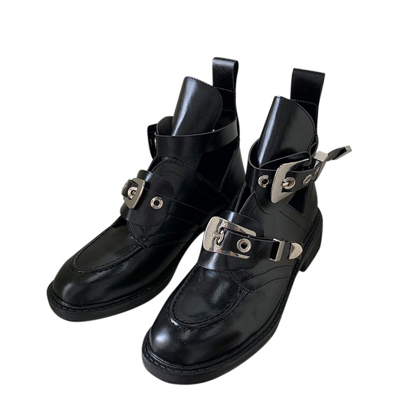 Style Platform British 2022 New Autumn Retro Wild Thick-soled Increased Motorcycle Boots Women Shoes fc7c 8e86 1ef9