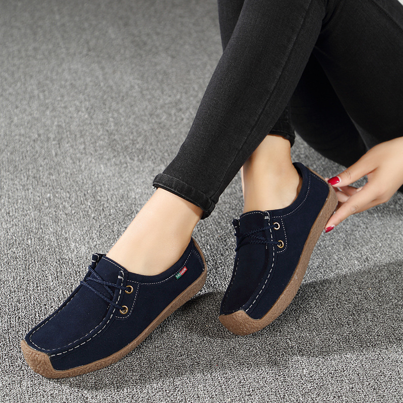 Flats Women Sneakers 2023 Autumn New Comfortable Female Casual New Walking Footwear Fashion Large Size Loafers Shoes ba07