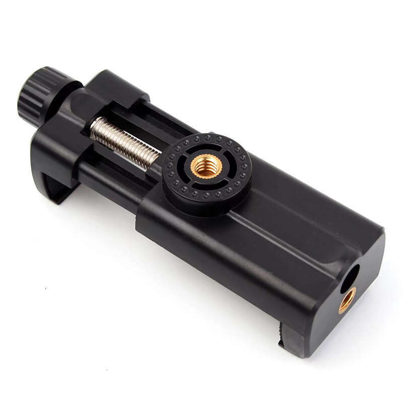 Adaptateur à deux trous Adaptateur Mobile Tripe Support Support Smartphone Horsder Pince for Trépied Clip