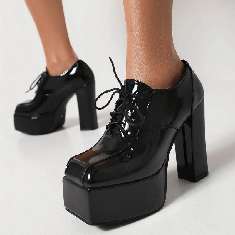 2025 new Platform Sexy Women's High Heels Spring Pumps Black White Red Heeled Party Wedding Shoes Female Large Size 44 45 48 e95e