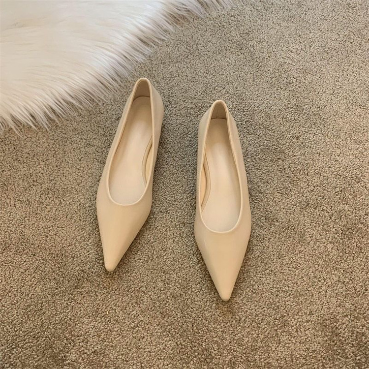 Casual Flat Bottom Point Toe Soft Comfort Trendy Women's Shoes 7914