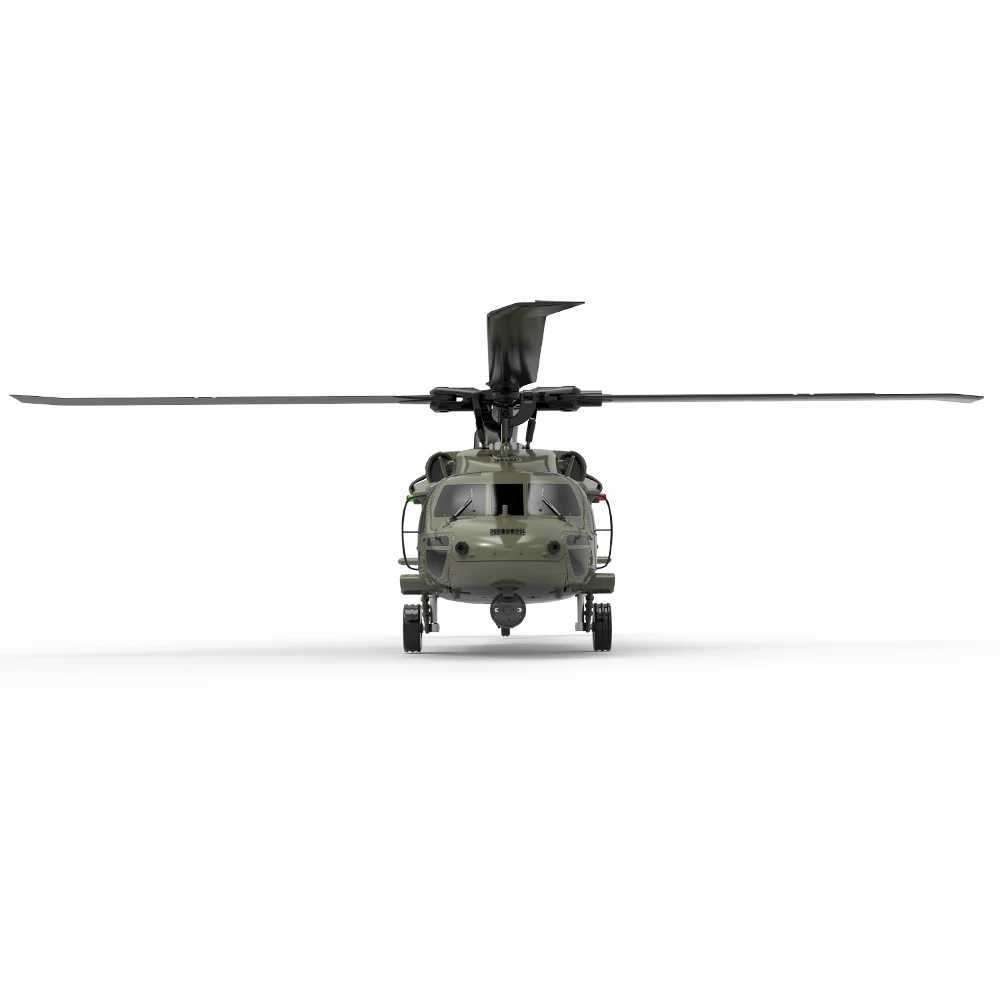 YuXiang YXZNRC F09 UH60 Black Hawk 2.4G 6CH 3D6G System Dual Brushless Direct Drive Motor 1 47 Proportional Brushless RC Helicopter W240830
