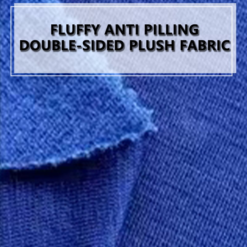 New Product Listing Fluffy Pilling-Resistant Double-Faced Soft Fleece Sleepwear Fabric