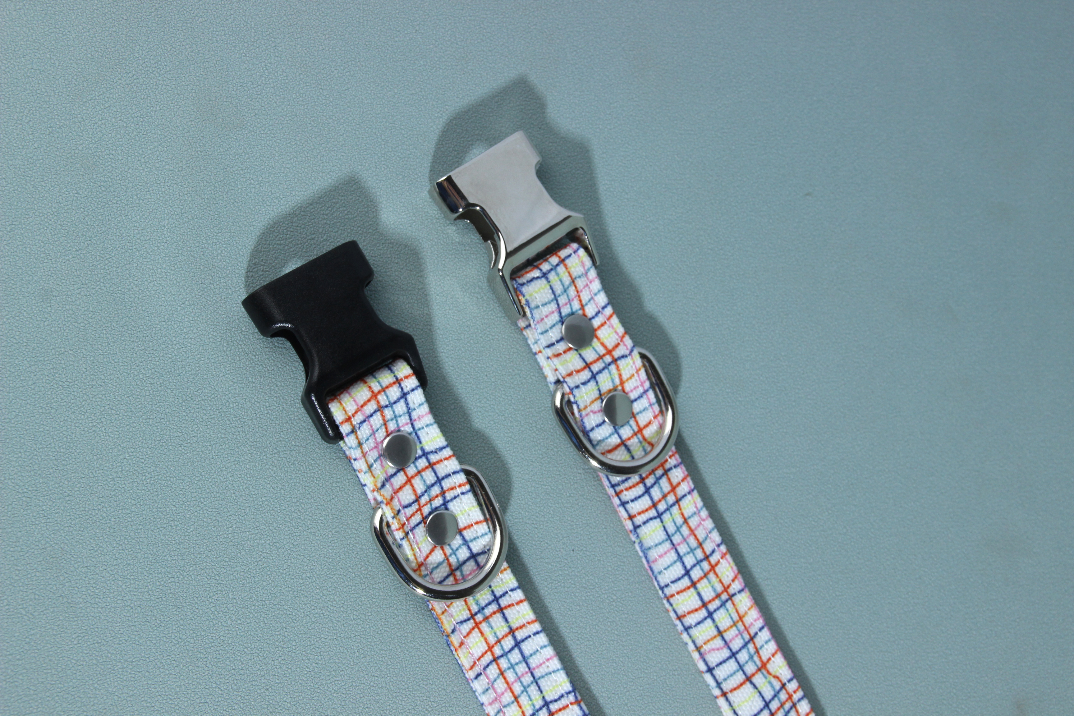 halloween pet Lattice-style polyester wheel material buckle collar traction rope