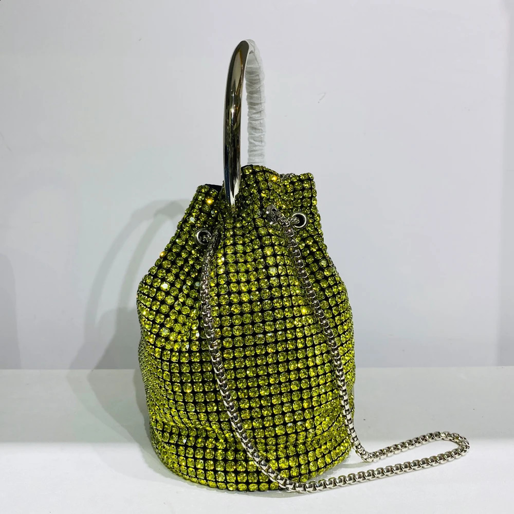 Rhie Metallic Ring Handbags For Women er In Chain Shoulder Crossbody Bag Dias Evening Party Bags 240830 2df7 4