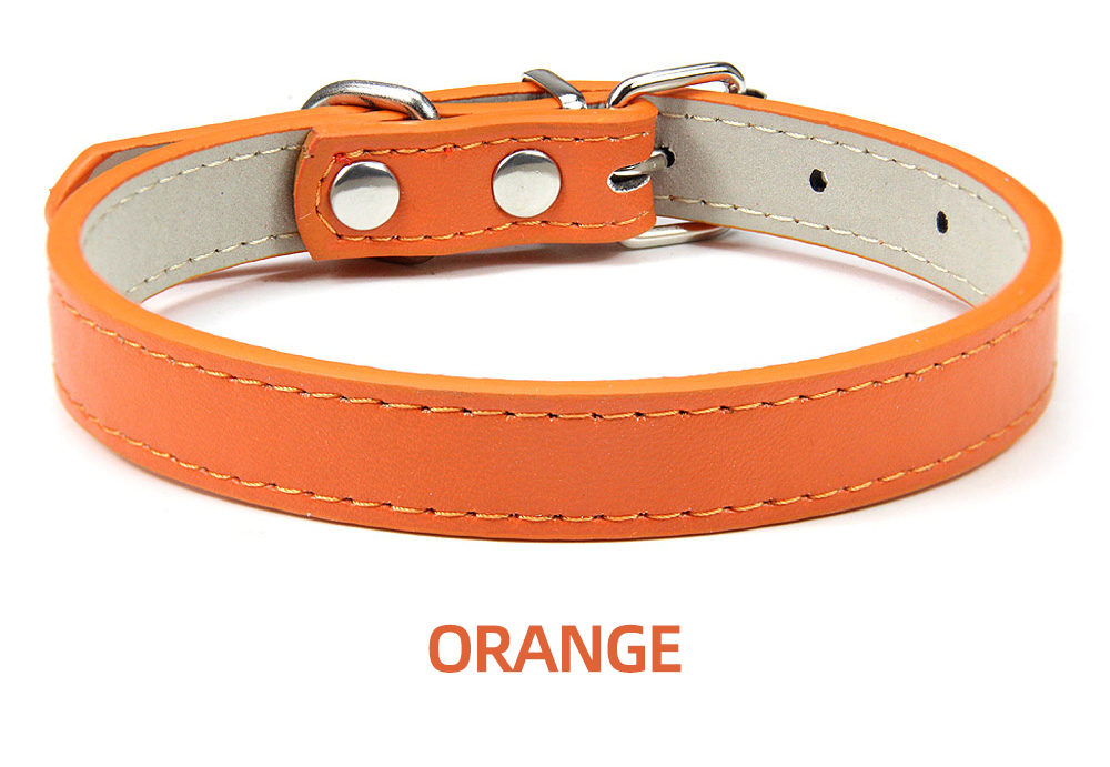 halloween pet Elegant Pet Collars Made from High-Quality PU Leather Available in Various Sizes