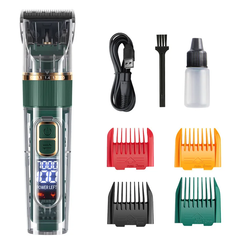 Pet Dog And Cat Electric Hair Clipper Beauty Clipper Shaver Full Set Of IPX7 Waterproof Multifunctional Pet Cleaning Supplies