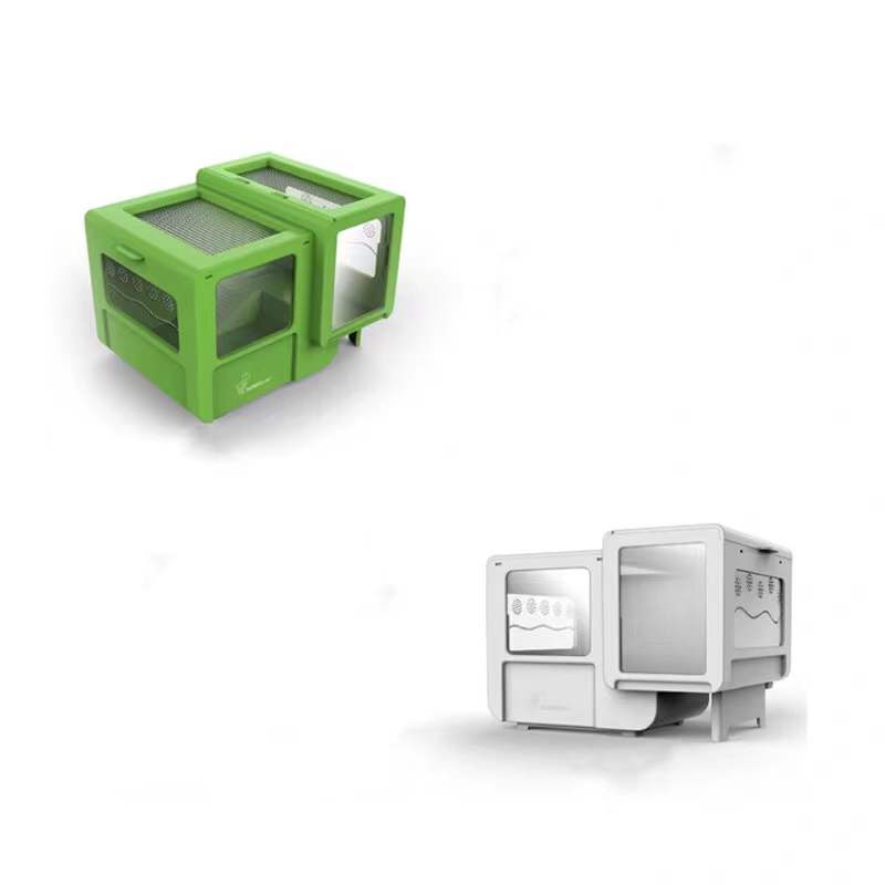 Aquarium turtle tank with tanning table turtle villa tank amphibious tank lizard crawling pet breeding box aquarium accessorie，‘