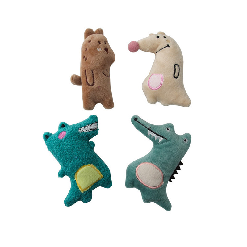 Traning Dogs Agility Toys Supplies Funny Cat Toys Lovely Plush Animal Mint Kitten Teaser Playing Interactive Toy Pet Accessories