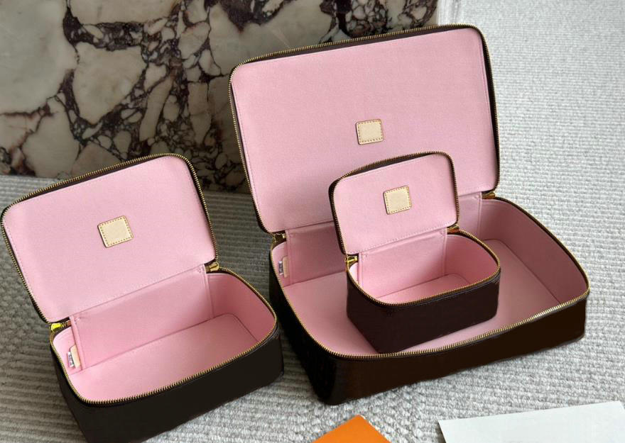 3 size Cosmetic Bag Toiletry Pouch Cosmetic Jewel case Cases Women designer woman handbag crossbody Toiletry Bag Travel Bags Clutch Storage tote Handbags Purses