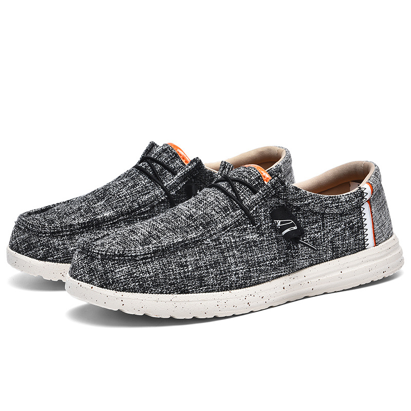 Men Casual Canvas Shoes Mens Loafers Breathable Slip on Flats Male Vulcanized Shoes Driving Shoes Plus Size 48 Walking shoe2024