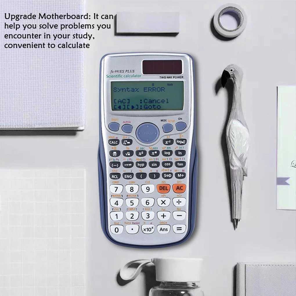 FX-991ES-PLUS Science Calculator 417 Function Student Computer School Office Power Graphics Financial supplies M240831