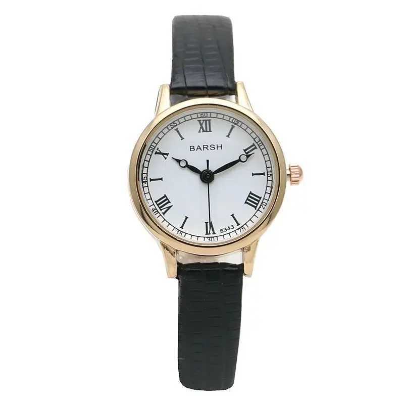 Simple Wen Watches Luxury Design Leather Watch Ladies Quartz Wristwatch Wens Small Round Dial Clock Womens Watch X250203