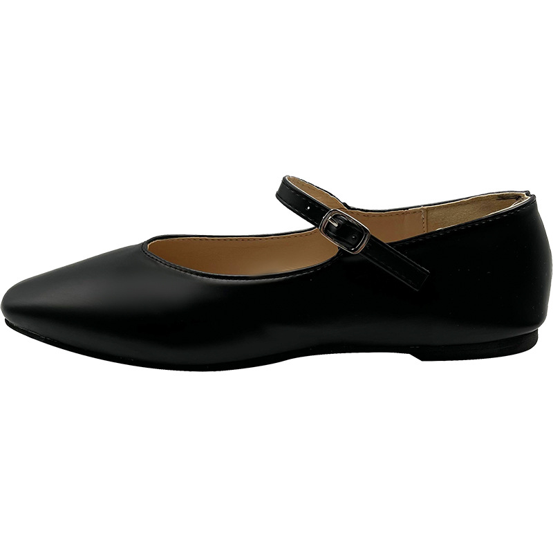 Shoes Women Flats Leather Sneakers Retro Round Toe Simple Slip On Ballet Shoes Elegant Shallow Lightweight Zapatos De Mujer