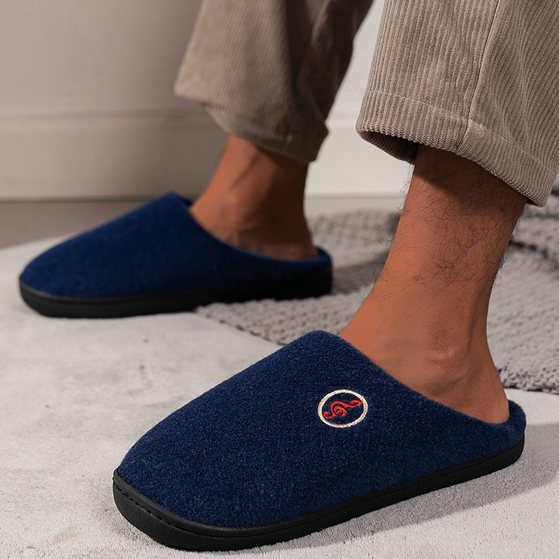 Cotton Lucyever House Women Non Slip Warm Indoor or Shoes Woman Autumn Winter Soft Plush Flat Home Slippers Female 3db6 pers d46