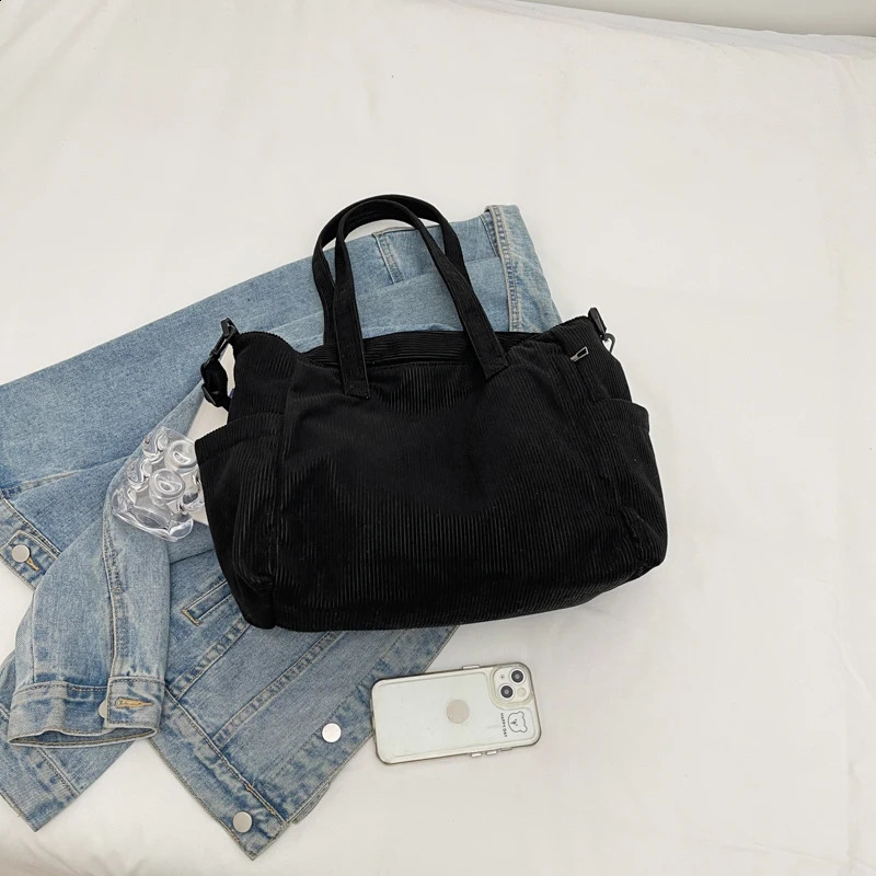 Bag tote bag for men and women large capacity business office leisure short distance travel sturdy durable classic 240830