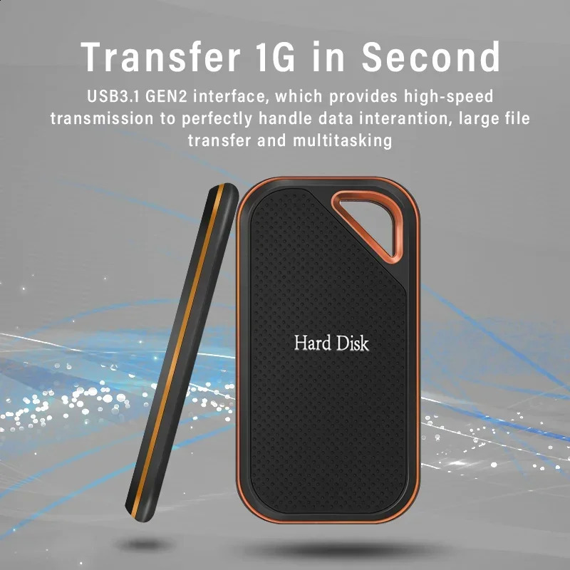 Portable E81 SSD 1tb Hard Drive 2tb High Speed Disk External disk M2 Memory USB Storage for PC Notebook Desktop Computer 240828