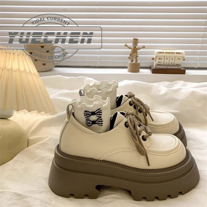 Women's Thick Heel and Thick Bottom Style Mary Jane Single Shoes