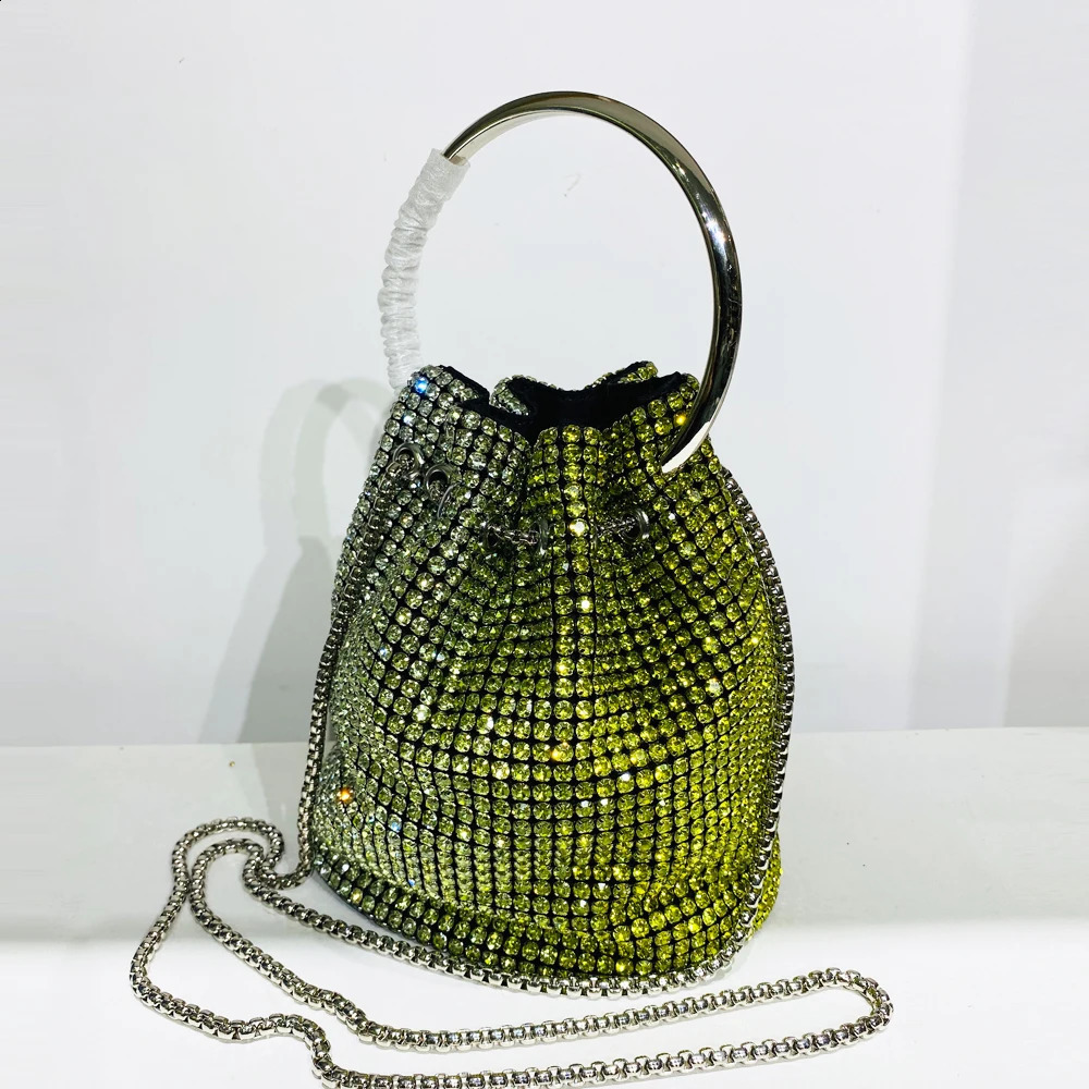 Rhie Metallic Ring Handbags For Women er In Chain Shoulder Crossbody Bag Dias Evening Party Bags 240830 2df7 4