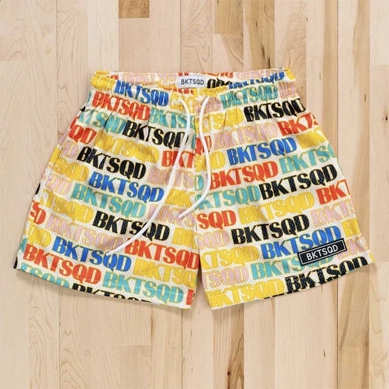 BUCKETSQUAD All over Print Collection Summer Sports Leisure Fashion Shorts Mens and Womens Trendy Beach Fitness Running 240830
