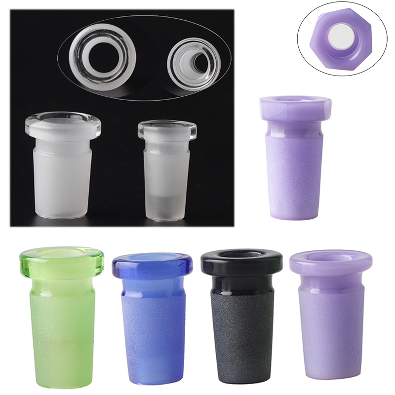 Mini Converter Glass Adapter 10mm Female To 14mm Male, 14mm Female To 18mm Male Adapters for Quartz Banger Glass Water Bongs Dab Rigs