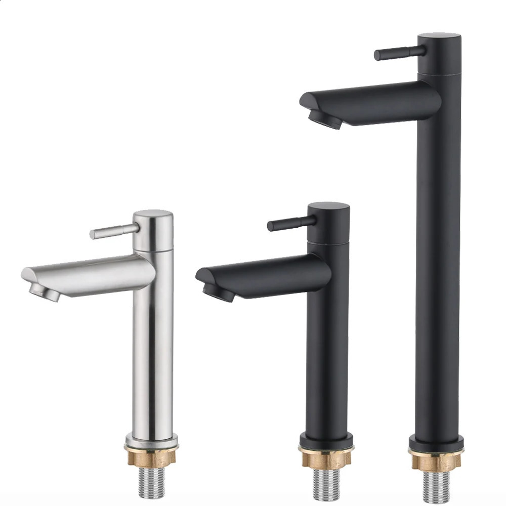 G12 cold single basin faucet stainless steel bathroom deck installation sink Torneira WB1132 240830
