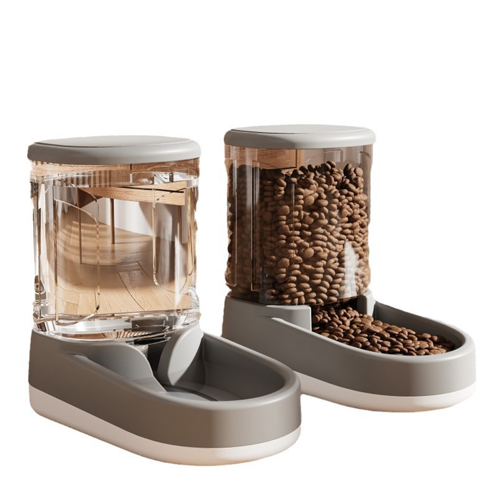 Automatic Cat Dog Feeder Water Dispenser Large Capacity Cat Food Water Dispenser, Pet Food Containers Pet Food Bowl