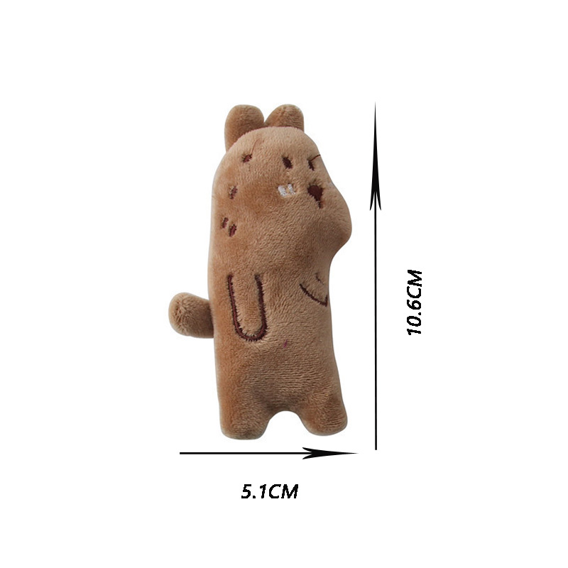 Traning Dogs Agility Toys Supplies Funny Cat Toys Lovely Plush Animal Mint Kitten Teaser Playing Interactive Toy Pet Accessories
