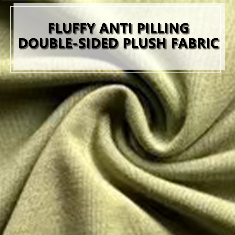 Warm Breathable New Fabric Fluffy Pilling-Resistant Double-Faced Soft Fleece Sleepwear