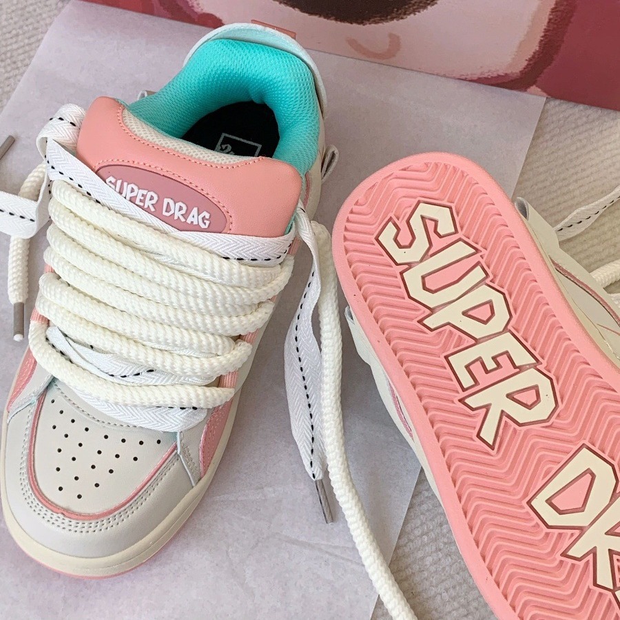 Women's versatile lightweight college style casual sports board shoes