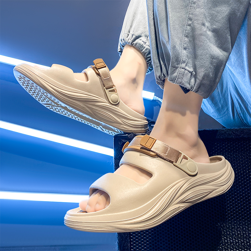 High Quality Men's Slippers Outdoor Sandals Beach Comfortable Soft Slides Indoor Slippers Casual Shoes Men Women Outdoor Sandals