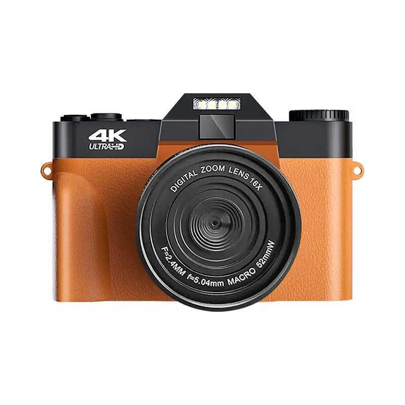 Full HD digital camera for professional instant photography equipped with WiFi 4K camera rotating screen Youtube selfie travel camera M240831