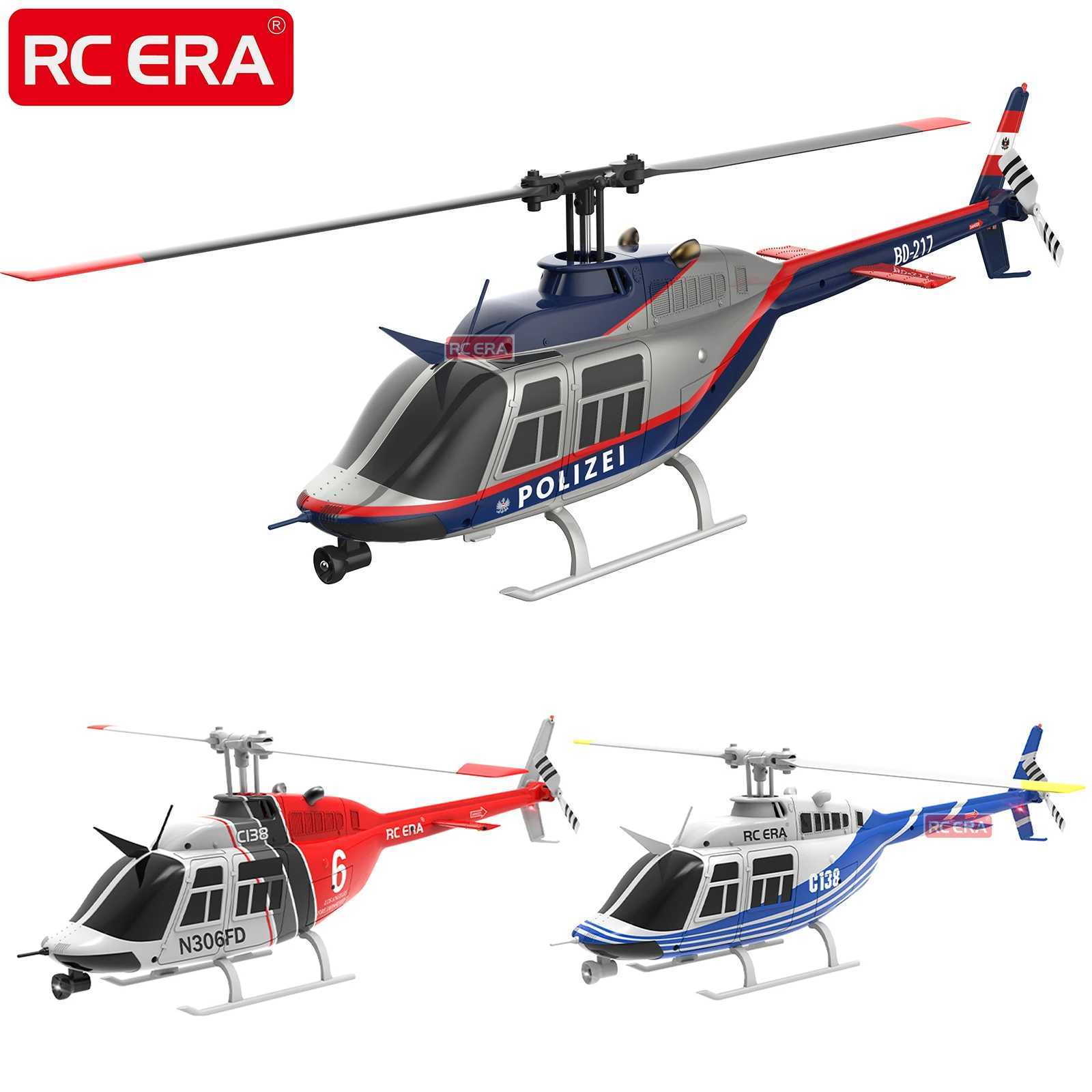 Free shipping ERA Scale C138 BELL206 gyro stabilized accessible RC helicopter for adult remote-controlled aircraft amateur outdoor toys
