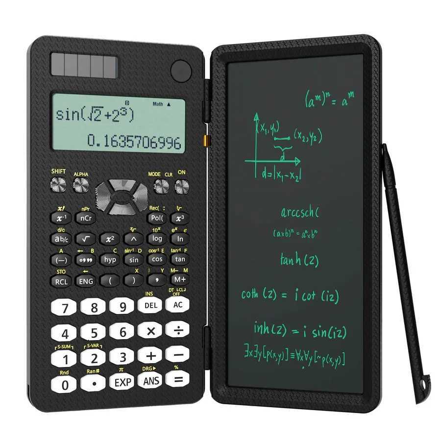 NEWYES NY-82MS Engineering Science Calculator Foldable Portable 240 Calculation Function Calculator with Writing Tablet M240831