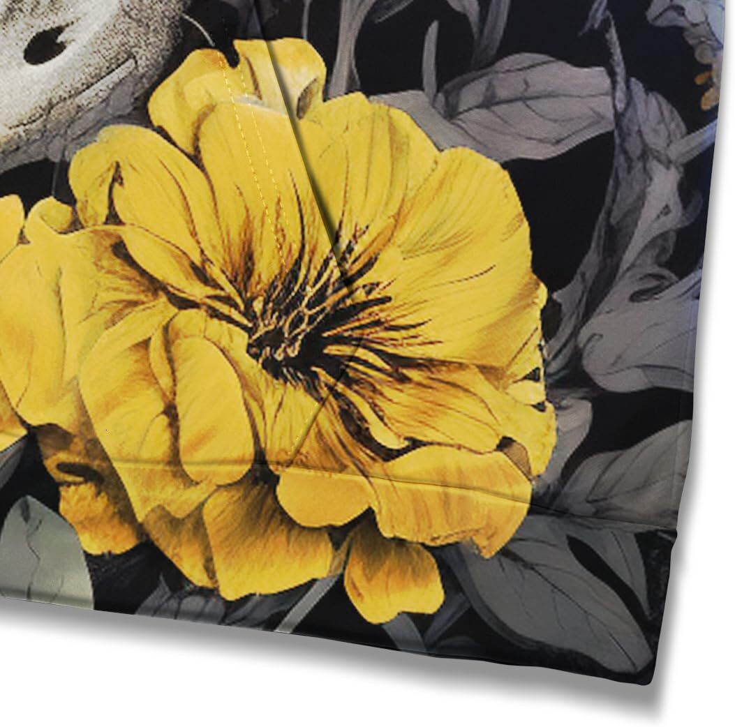 Halloween Hoodie for Mens Womens Rose Skull Graphic Hoodies Novelty 3D Printed Sweatshirts With Pocket Graphic Hoodies sweatshirt Pullover Long Sleeve