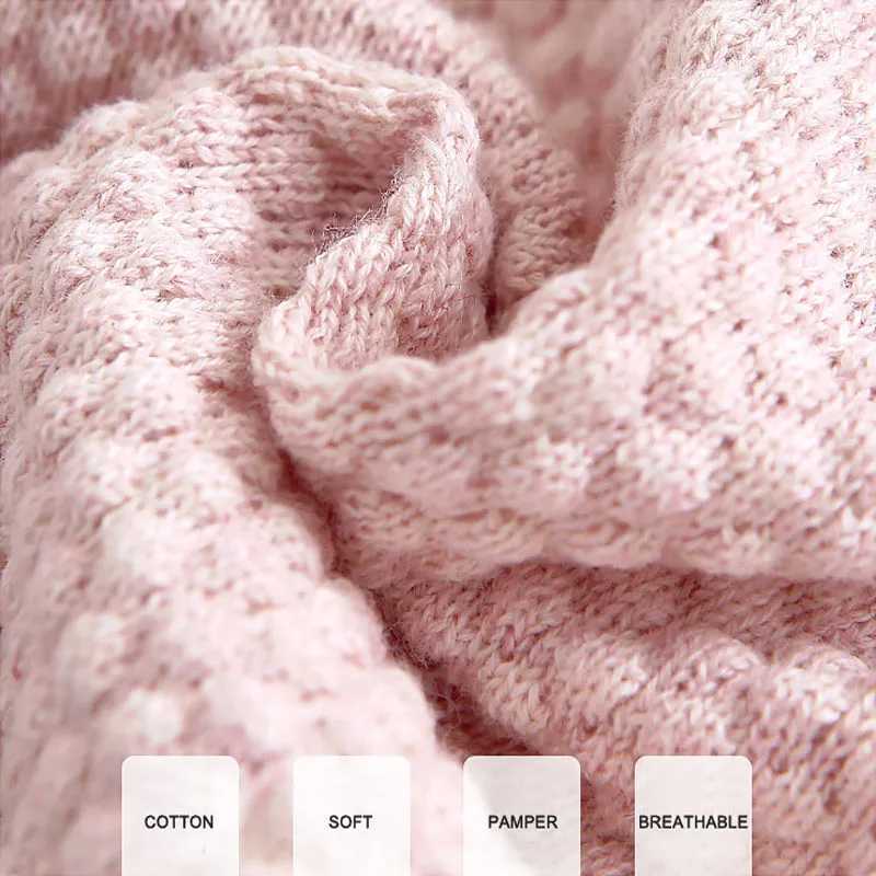 Baby Clothes Sets Ensembles Cotton Spring Newborn Boy Girl Infant Clothing Tops And Pants Knitted Sweater Baby Pajamas Sets W250218