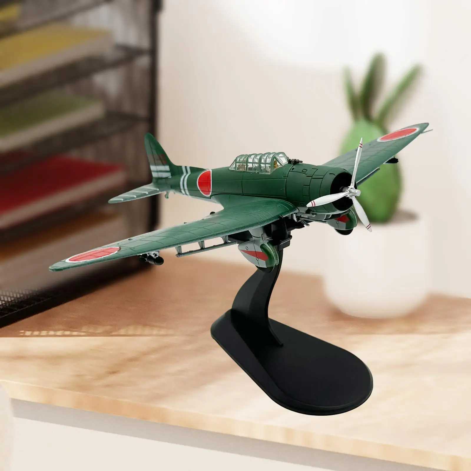 1/72 Navy aircraft die-casting alloy fighter jet childrens toy airplane with bracket airplane model used for shelf home bedroom decoration W240830