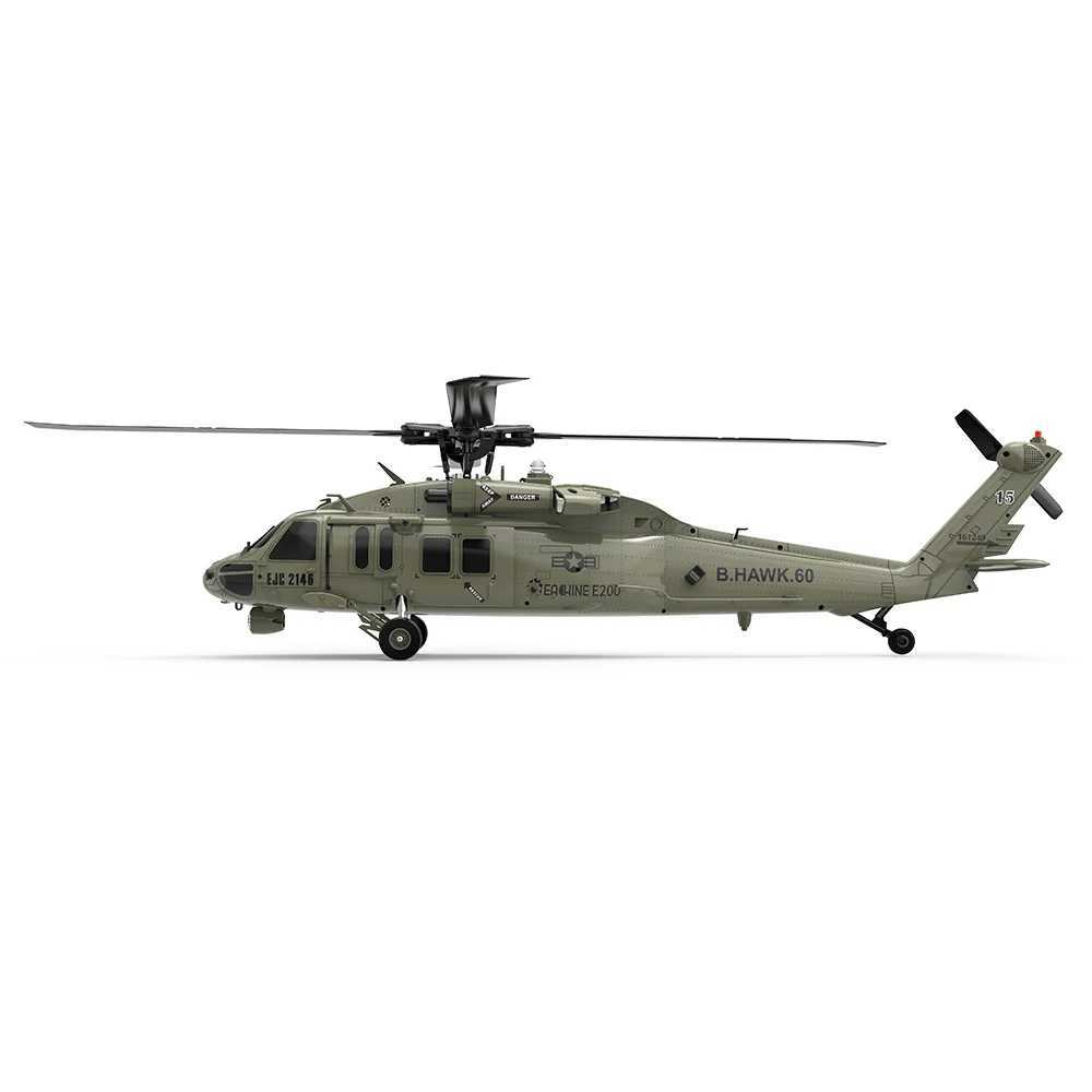 YuXiang YXZNRC F09 UH60 Black Hawk 2.4G 6CH 3D6G System Dual Brushless Direct Drive Motor 1 47 Proportional Brushless RC Helicopter W240830