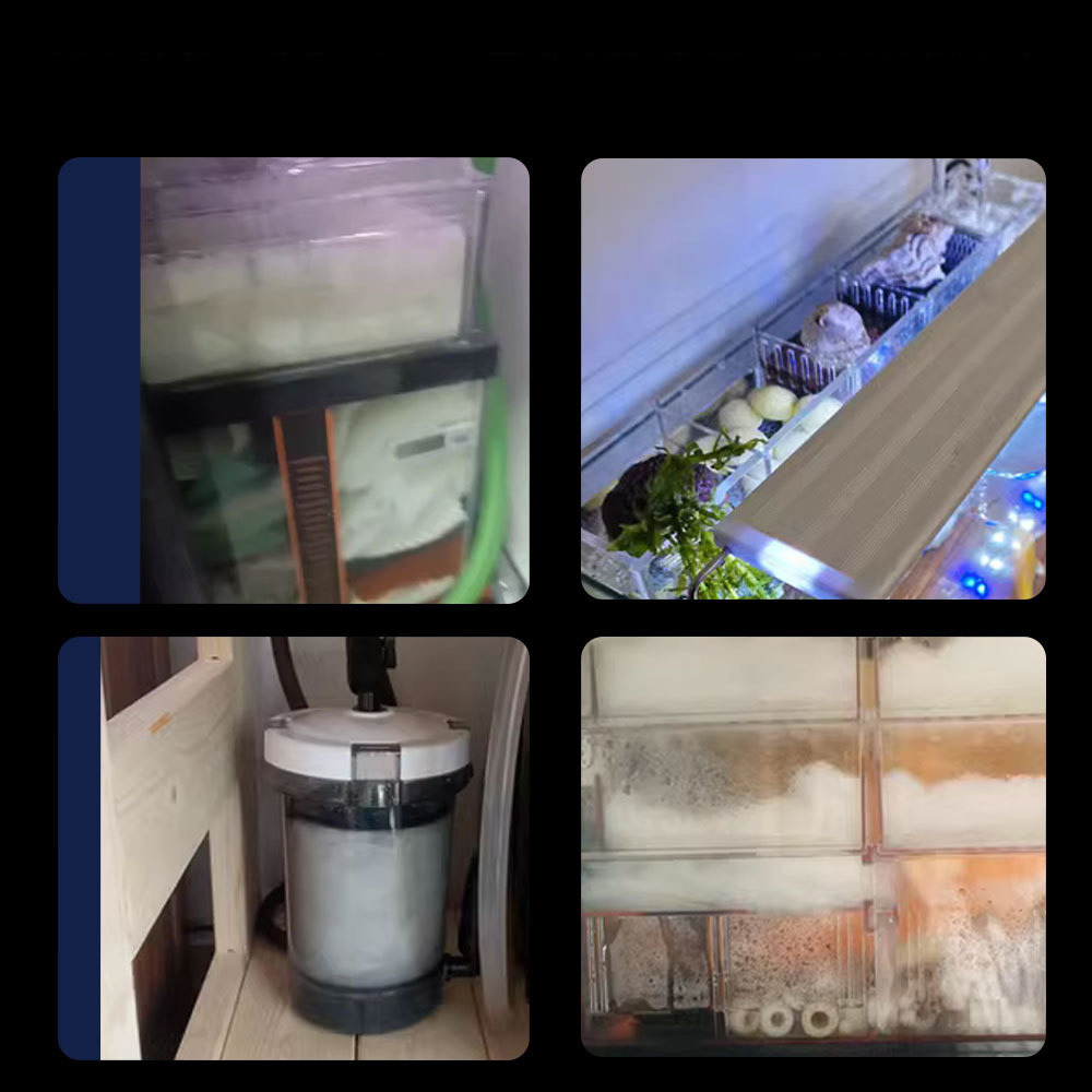 Qanvee Aquarium Accessories Filter Cotton Fish Tank Foam Fishbowl Ecoflow Filtro Skimmer Akvarium Sponge Biological Media