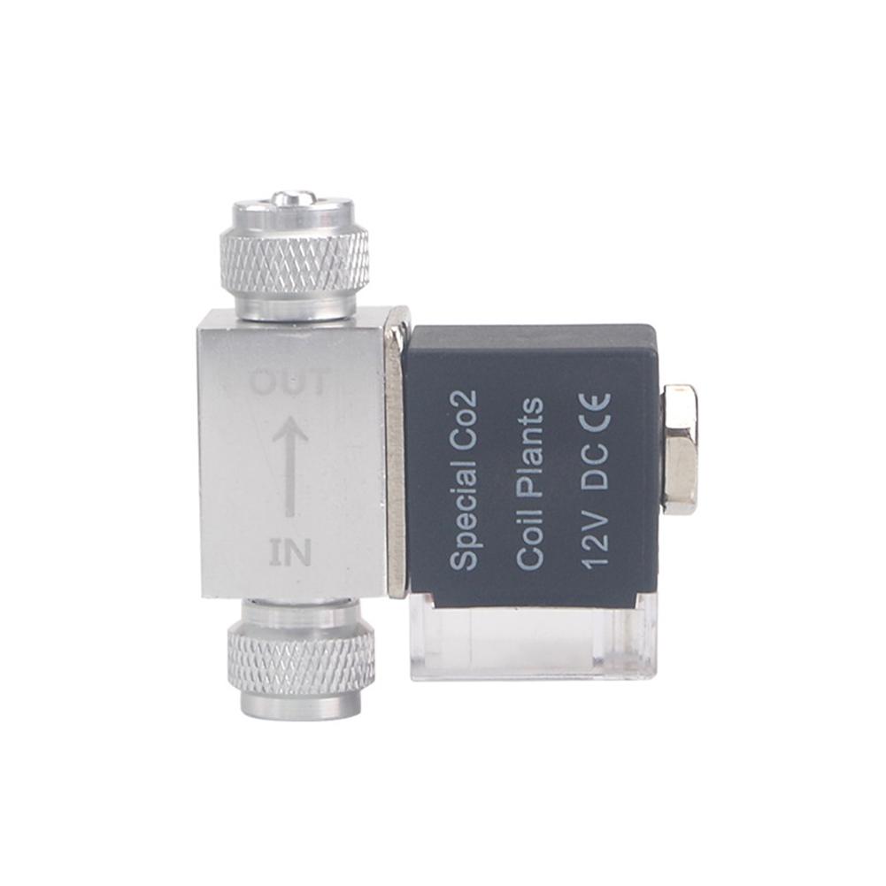 Aquarium Co2 Solenoid Valve Regulator Waterproof Low Temperature Fish Tank Electric Magnetic Valve