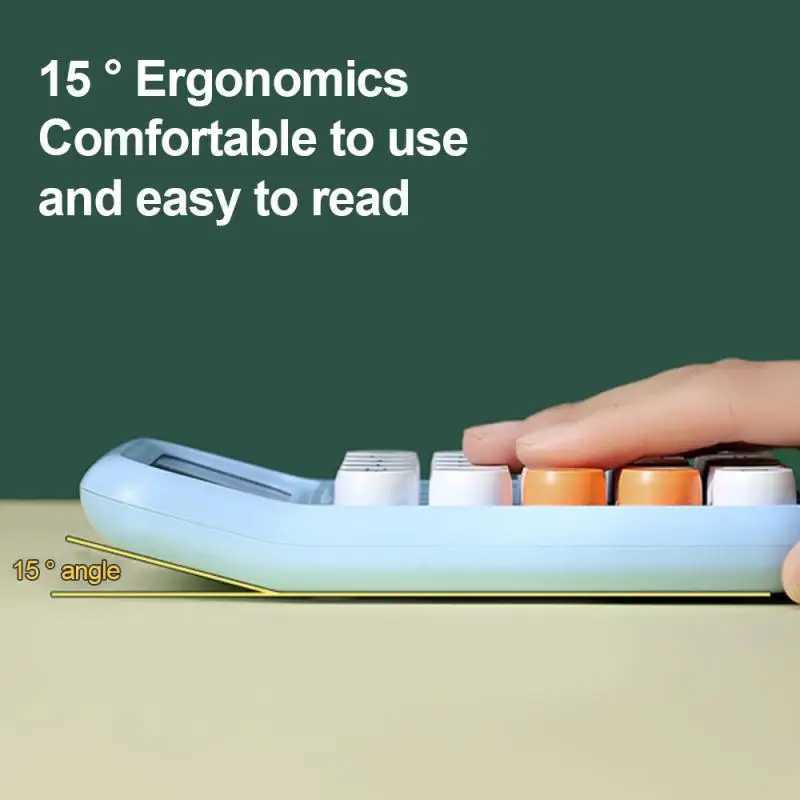 Fashionable and convenient calculator easy to use. Fashionable flexible and accurate calculator large display popular must-have for office use M240831