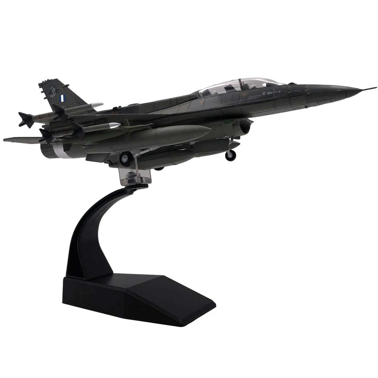 Simulation 1 72 F16 aircraft model with display rack for home bar rack W240830