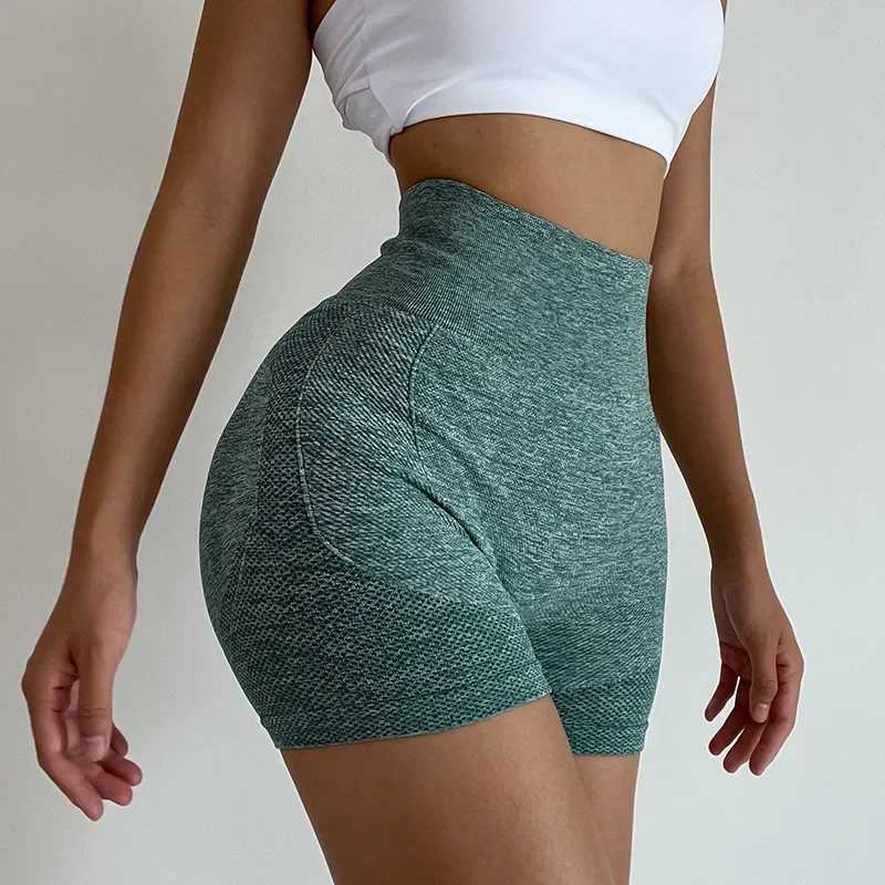 Sexy boots push ups exercise yoga shorts womens seamless spandex running bike short fitness legs high waist womens gym shorts W250326
