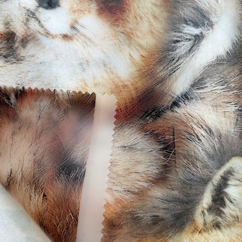 Clothing fabrics factory direct supply PU leather film printing printing fabrics