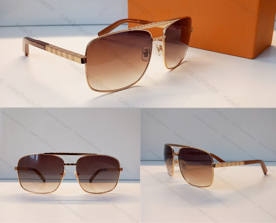 classic attitude square frame sunglasses Mirror Luxury Fashion Men High Quality Sunglasses goggles UV Resistant Man Glasses Z260306