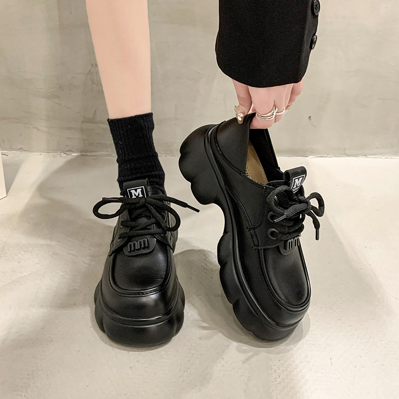 Women's British style thick heel two on fashionable Mary Jane single shoes