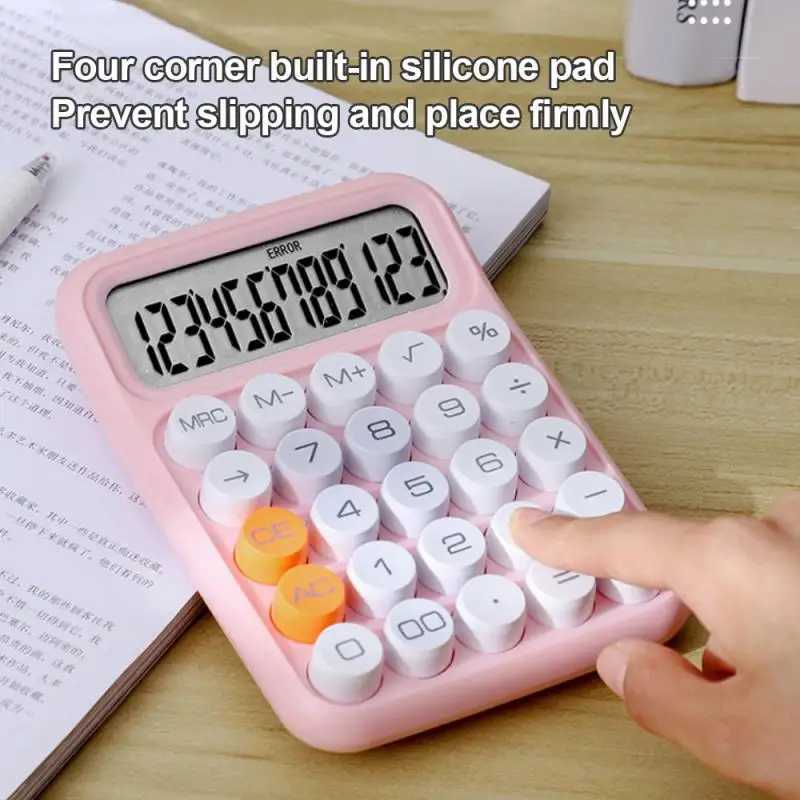 Fashionable and convenient calculator easy to use. Fashionable flexible and accurate calculator large display popular must-have for office use M240831