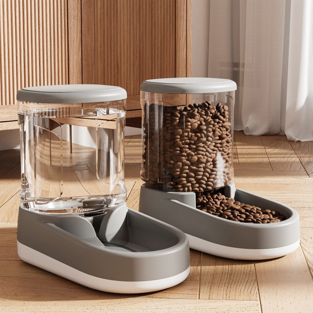 Automatic Cat Dog Feeder Water Dispenser Large Capacity Cat Food Water Dispenser, Pet Food Containers Pet Food Bowl