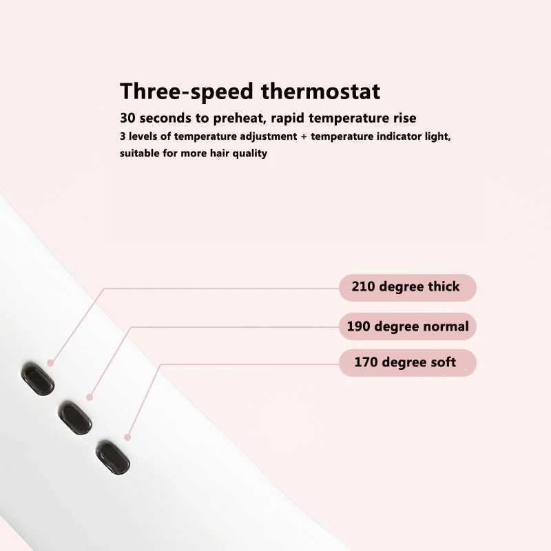 Automatic Rotating Curling Iron Tool Curler Electric Ceramic Heating Curler W241231