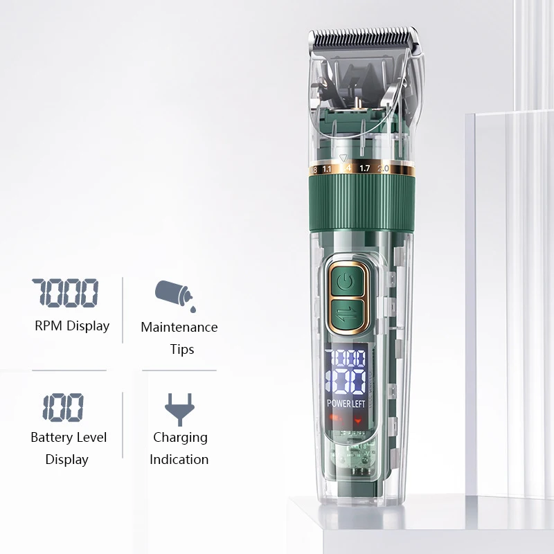 Pet Dog And Cat Electric Hair Clipper Beauty Clipper Shaver Full Set Of IPX7 Waterproof Multifunctional Pet Cleaning Supplies